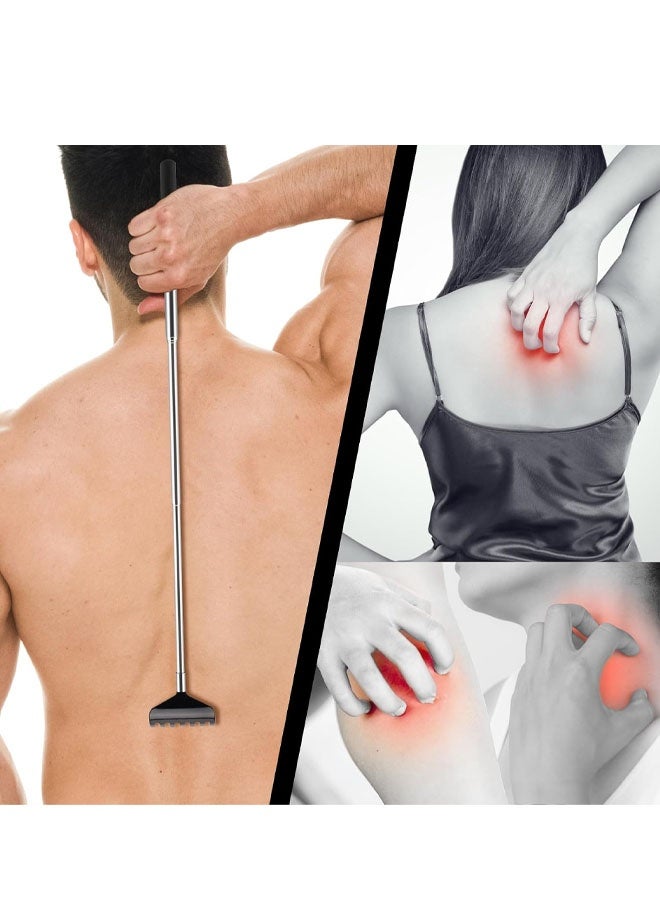 2Pack Back Scratcher for Men Women, Stocking Stuffers White Elephant Gifts for Adults, Game Prizes for Adults, Extendable Bulk Back Massager Tool for Thanksgiving Birthday Idea Gifts - Image 5